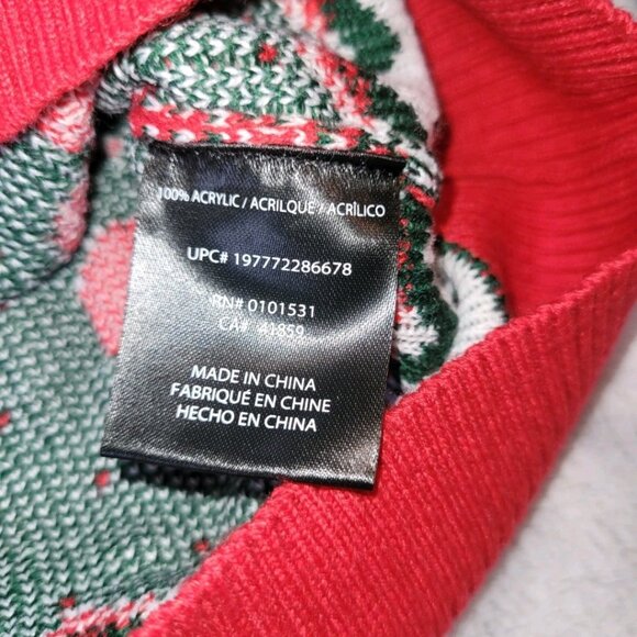 Disney Mens Size Medium Mickey Mouse Christmas Xmas Holiday Unisex Sweater NWT - Picture 7 of 8